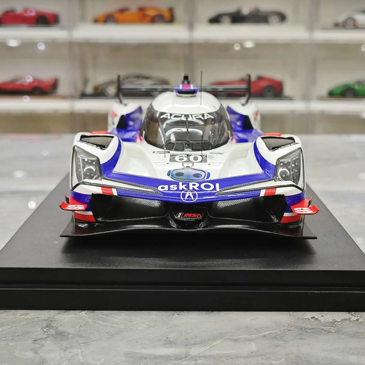 Acura 2025 ARX-06 #60 Acura Meyer Shank Racing Rolex 24 at Daytona 1:18 resin model car by Top Speed - view 1