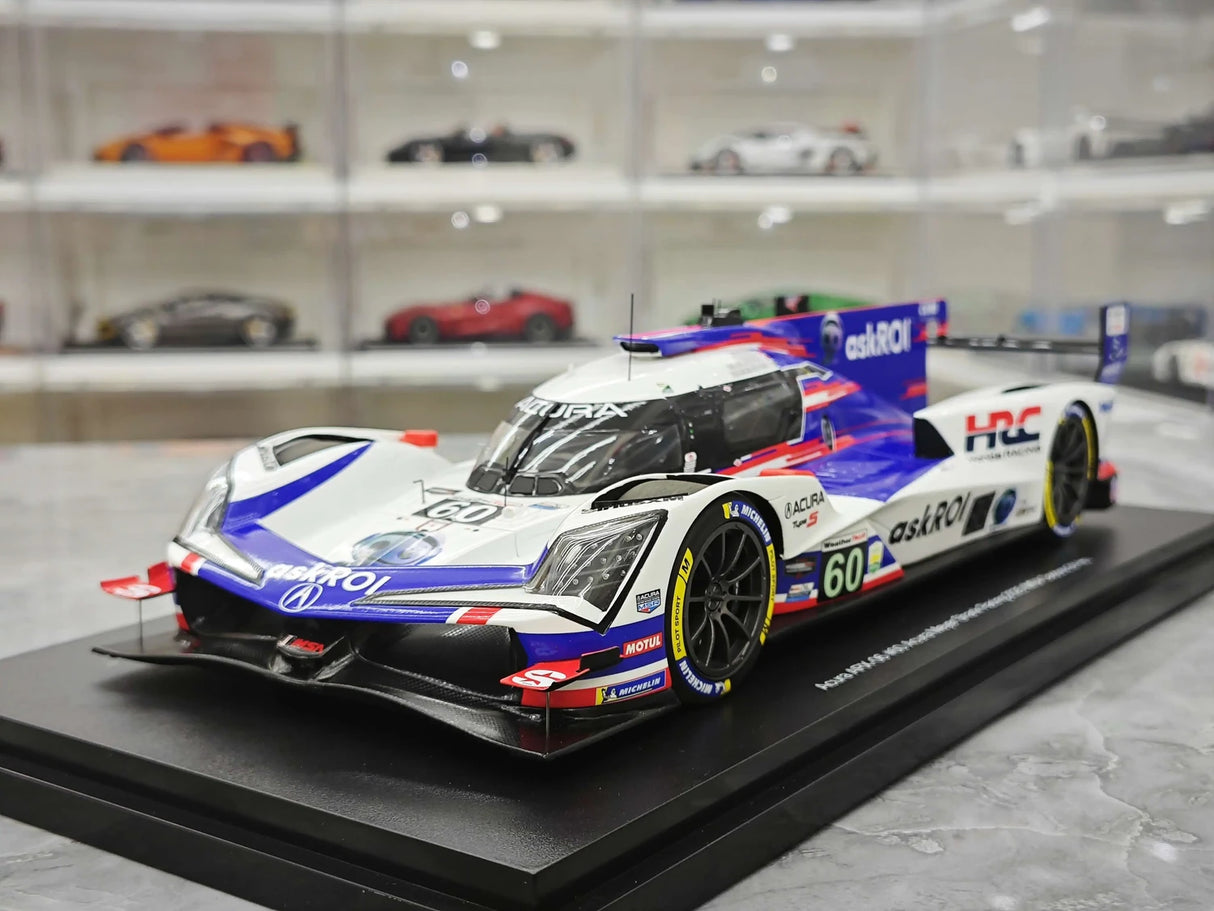 Acura 2025 ARX-06 #60 Acura Meyer Shank Racing Rolex 24 at Daytona 1:18 resin model car by Top Speed - view 3