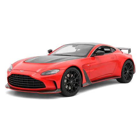 Top Speed Aston Martin 2022 V12 Vantage Scorpus Red 1:18 – Sammelobjekt-Resin-Modellharz