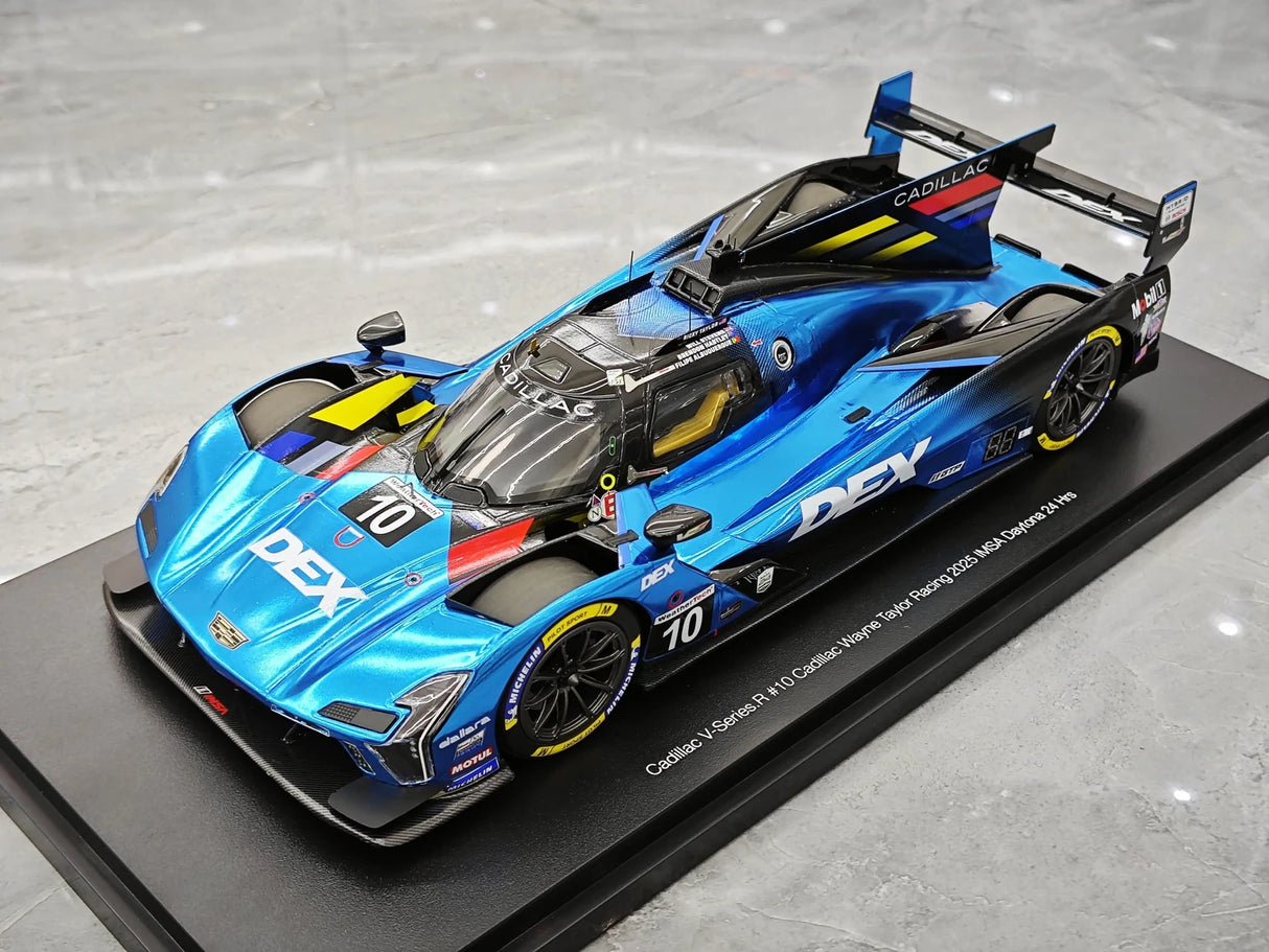 Cadillac 2025 V-Series.R #10 Cadillac Wayne Taylor Racing Rolex 24 at Daytona 1:18 resin model car by Top Speed - view 4