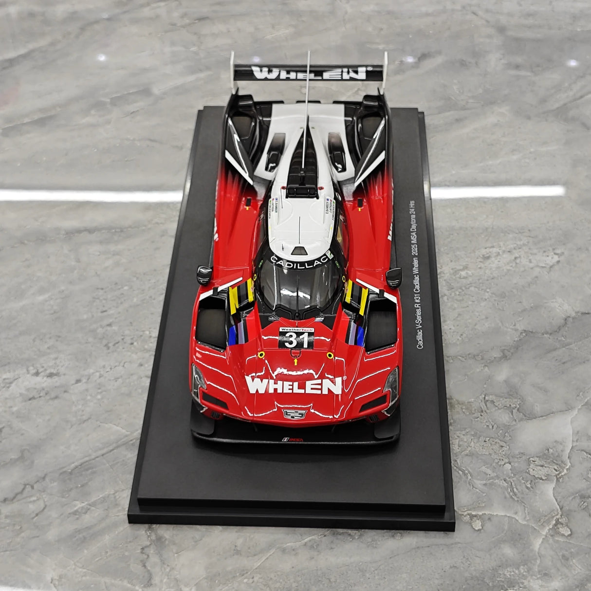 Cadillac 2025 V-Series.R #31 Cadillac Whelen Rolex 24 at Daytona 1:18 resin model car by Top Speed - view 2