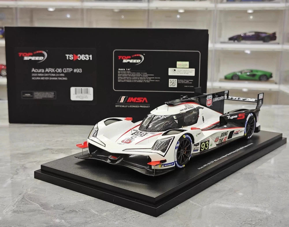 [TopSpeed] 1:18 Acura 2023 ARX-06 GTP #93 pienoismalli Hartsi