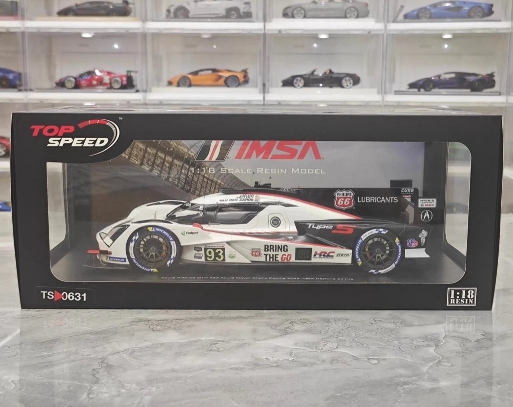 [TopSpeed] 1:18 Acura 2023 ARX-06 GTP #93 pienoismalli Hartsi