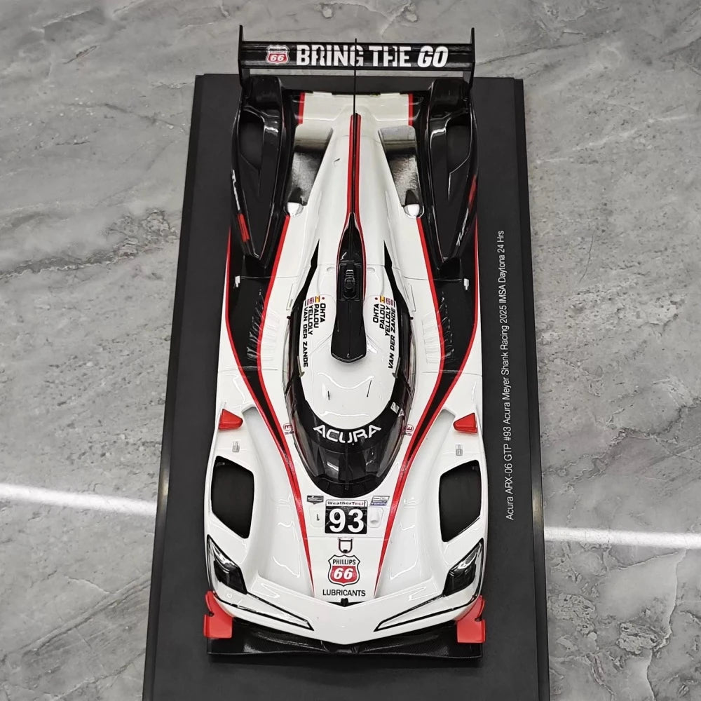 [TopSpeed] 1:18 Acura 2023 ARX-06 GTP #93 Model Car Resin