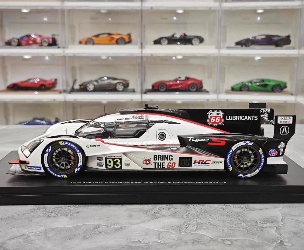 [TopSpeed] 1:18 Acura 2023 ARX-06 GTP #93 Model Car Resin