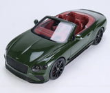 [Top Speed] 1:18 Bentley 2019 Continental GT Green Model Car Resin