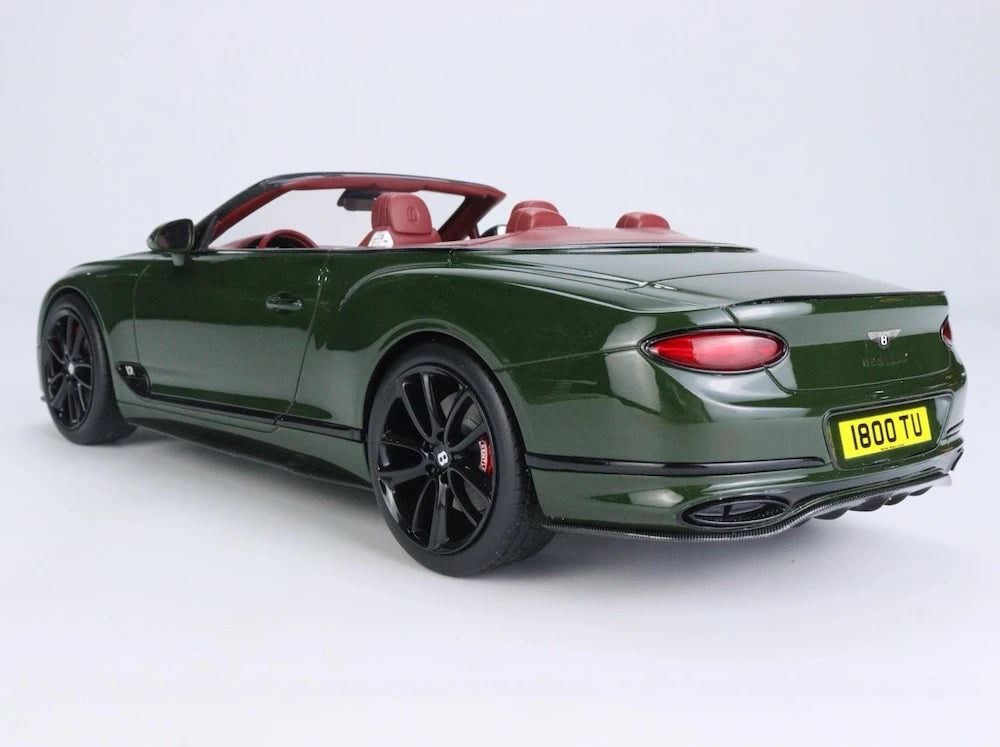 [Top Speed] 1:18 Bentley 2019 Continental GT Green Model Car Resin