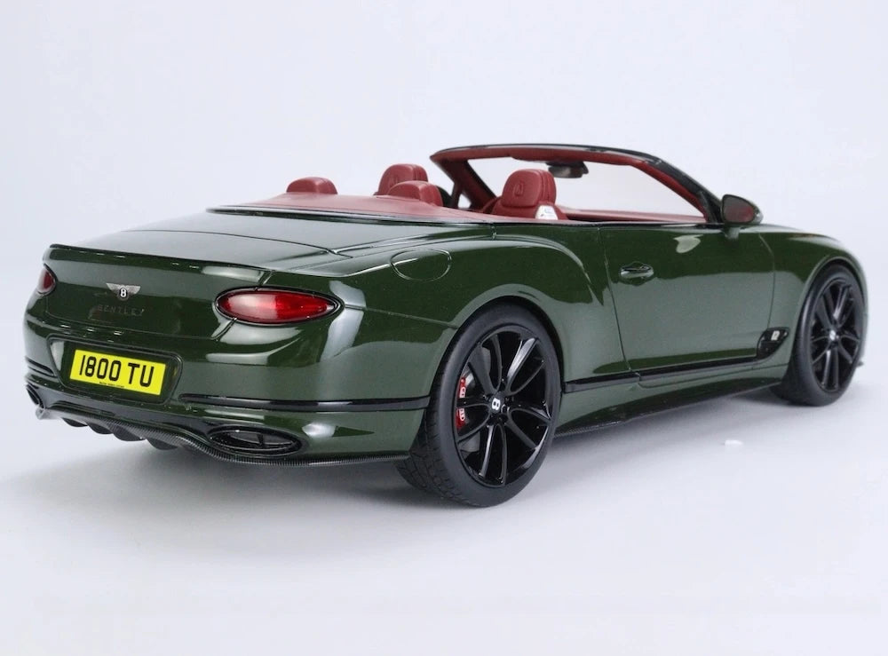 [Top Speed] 1:18 Bentley 2019 Continental GT Green Model Car Resin