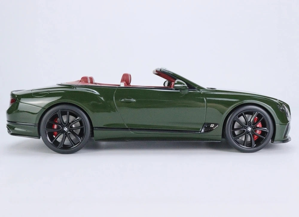 [Top Speed] 1:18 Bentley 2019 Continental GT Green Model Car Resin