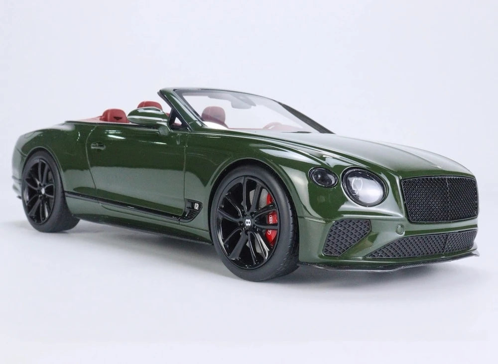 [Top Speed] 1:18 Bentley 2019 Continental GT Green Model Car Resin