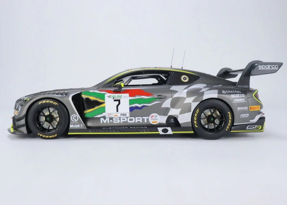 [TopSpeed] 1:18 Bentley 2020 Continental GT3 #7 modellino di auto resina / Closed Body