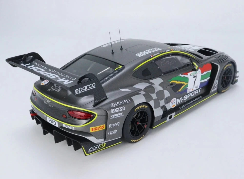 [TopSpeed] 1:18 Bentley 2020 Continental GT3 #7 modellino di auto resina / Closed Body