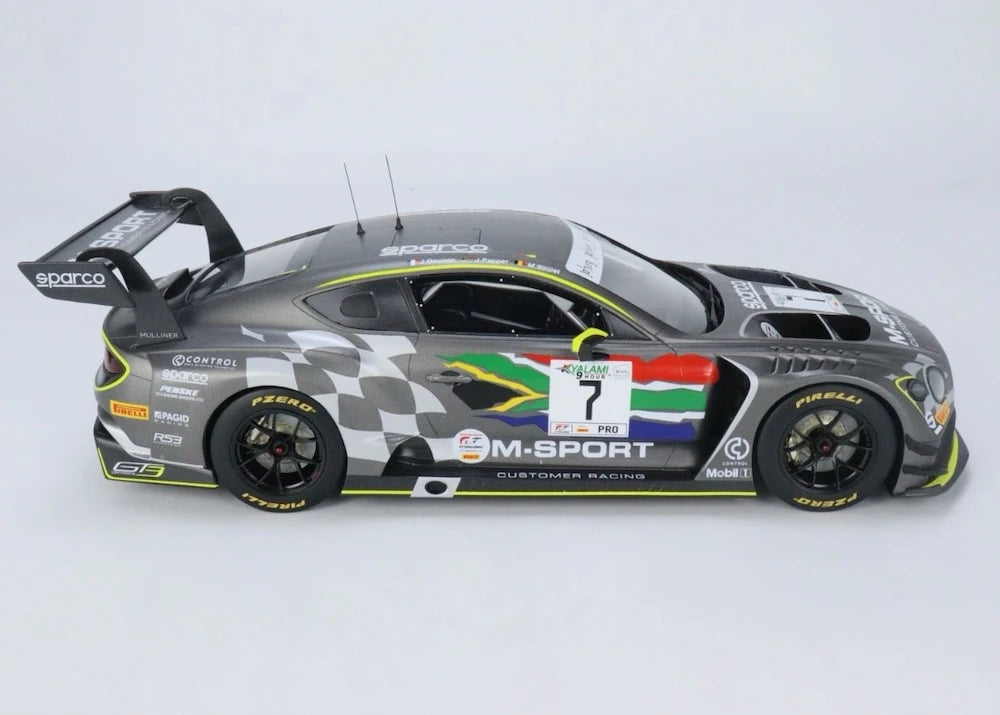 [TopSpeed] 1:18 Bentley 2020 Continental GT3 #7 modellino di auto resina / Closed Body