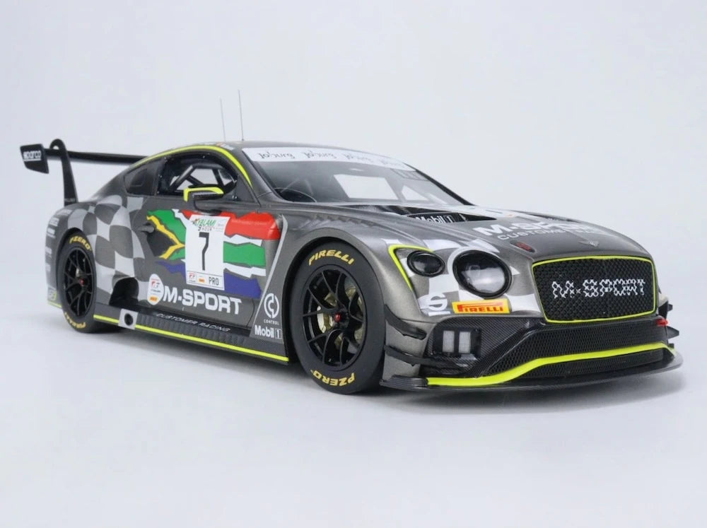 [TopSpeed] 1:18 Bentley 2020 Continental GT3 #7 modellino di auto resina / Closed Body
