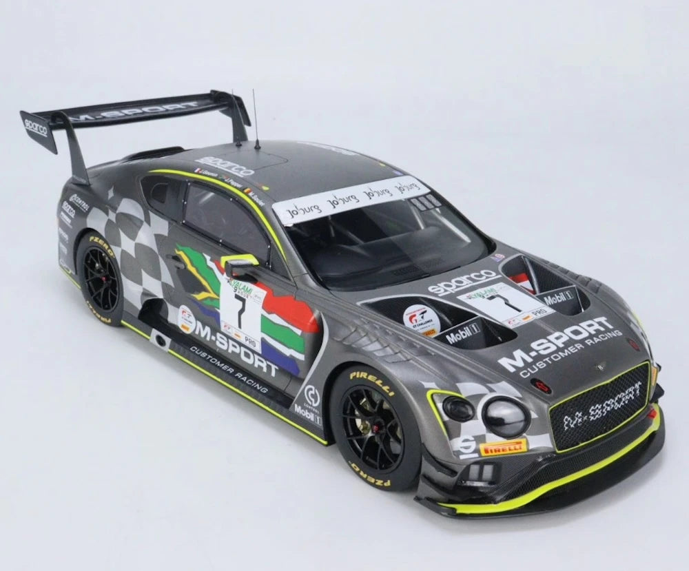 [TopSpeed] 1:18 Bentley 2020 Continental GT3 #7 modellino di auto resina / Closed Body