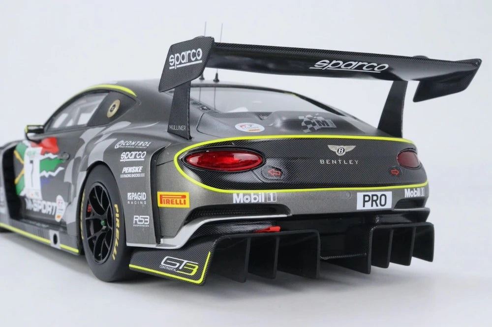 [TopSpeed] 1:18 Bentley 2020 Continental GT3 #7 modellino di auto resina / Closed Body