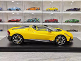 [Top Speed] 1:18 Bugatti 2022 W16 Mistral Yellow Model Car Resin
