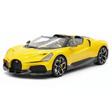 [Top Speed] 1:18 Bugatti 2022 W16 Mistral Yellow Model Car Resin