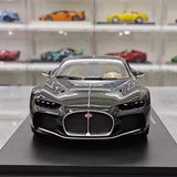 [Top Speed] 1:18 Bugatti 2024 Atlantic Black Model Car Resin