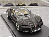 [Top Speed] 1:18 Bugatti 2024 Atlantic Black Model Car Resin