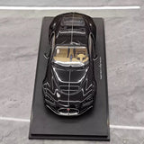 [Top Speed] 1:18 Bugatti 2024 Atlantic Black Model Car Resin