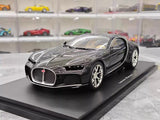 [Top Speed] 1:18 Bugatti 2024 Atlantic Black Model Car Resin
