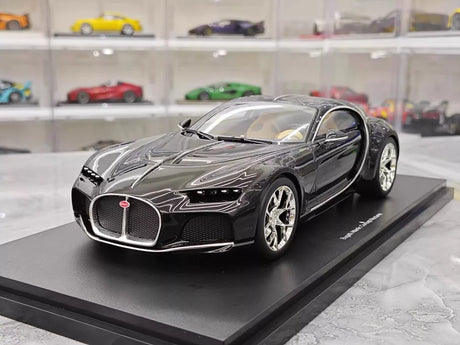 [Top Speed] 1:18 Bugatti 2024 Atlantic Black Model Car Resin