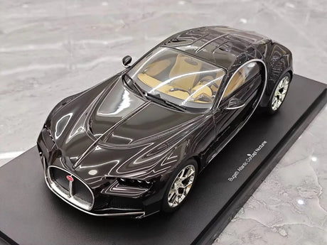 [Top Speed] 1:18 Bugatti 2024 Atlantic Black Model Car Resin