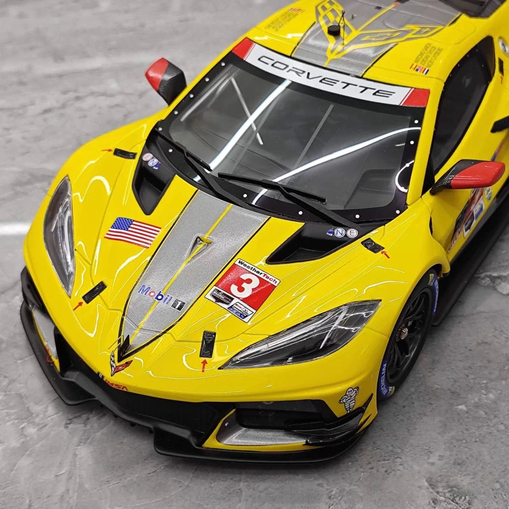 [TopSpeed] 1:18 Chevrolet 2021 Corvette C8.R #3 Model Car Resin