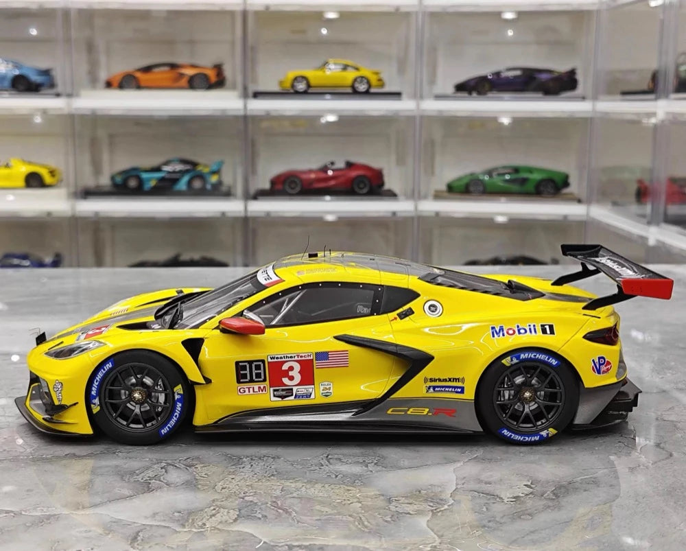 [TopSpeed] 1:18 Chevrolet 2021 Corvette C8.R #3 Model Car Resin