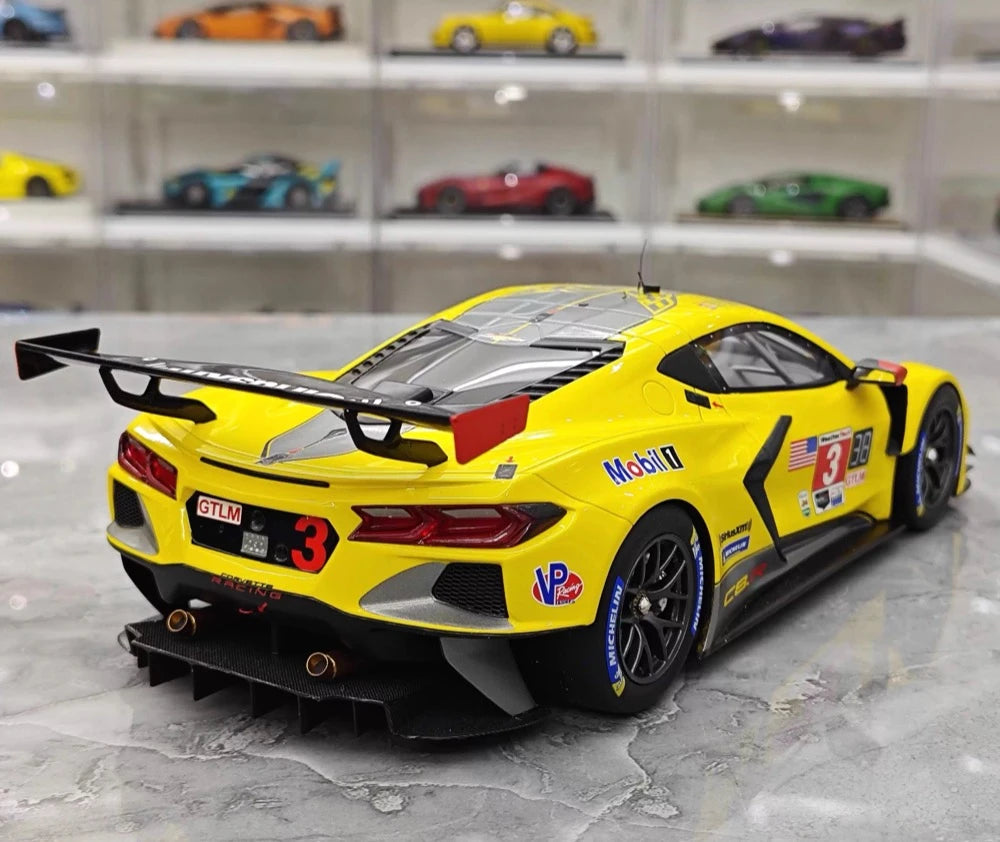 [TopSpeed] 1:18 Chevrolet 2021 Corvette C8.R #3 Model Car Resin
