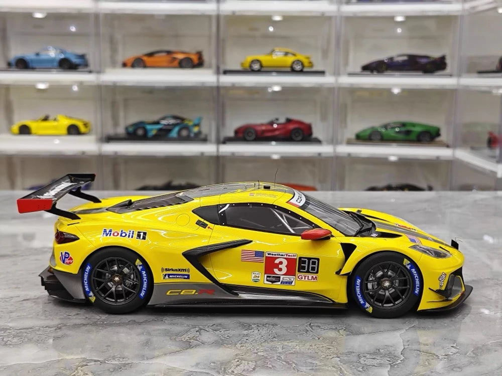 [TopSpeed] 1:18 Chevrolet 2021 Corvette C8.R #3 Model Car Resin