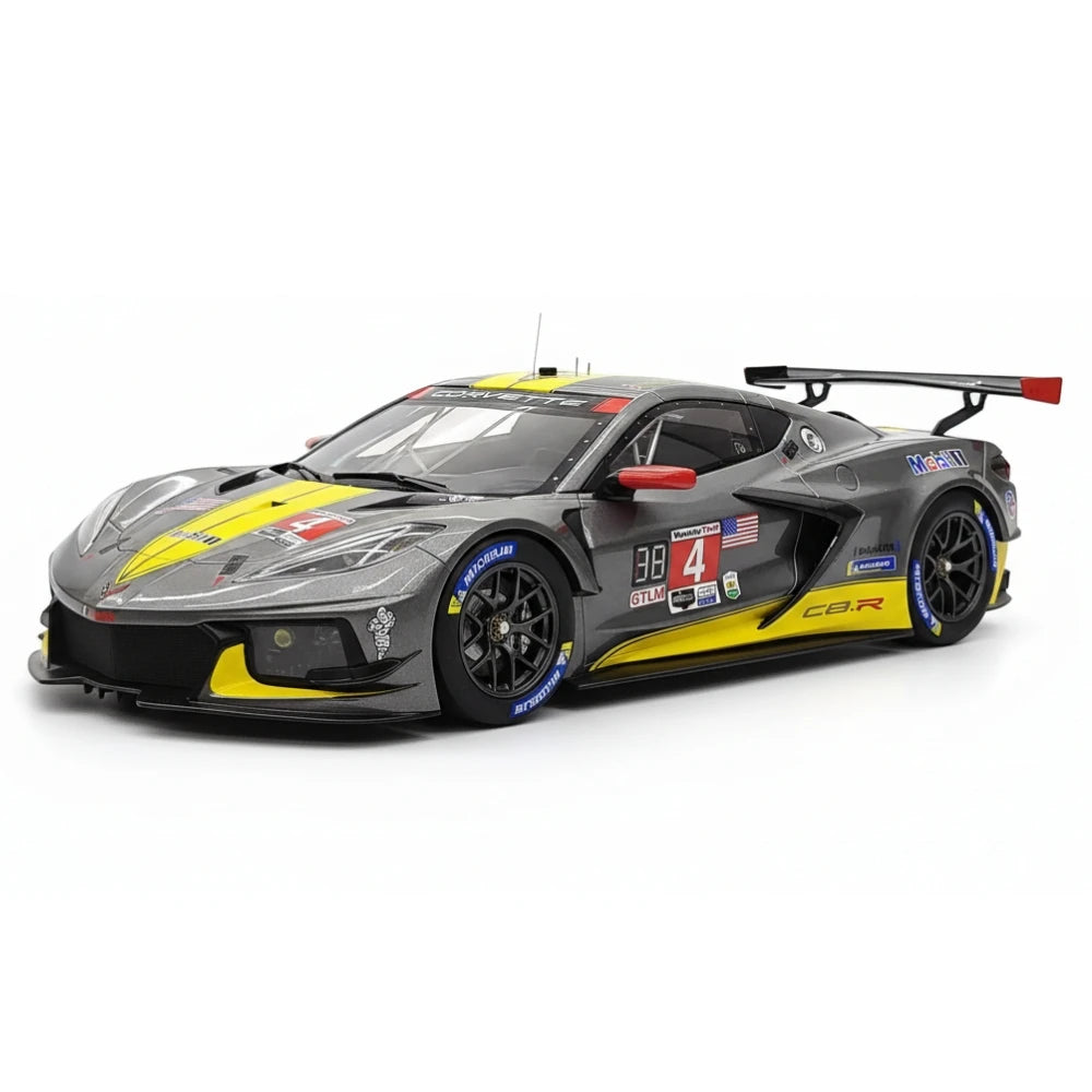 [TopSpeed] 1:18 Chevrolet 2021 Corvette C8.R Le Mans #4 Model Car Resin
