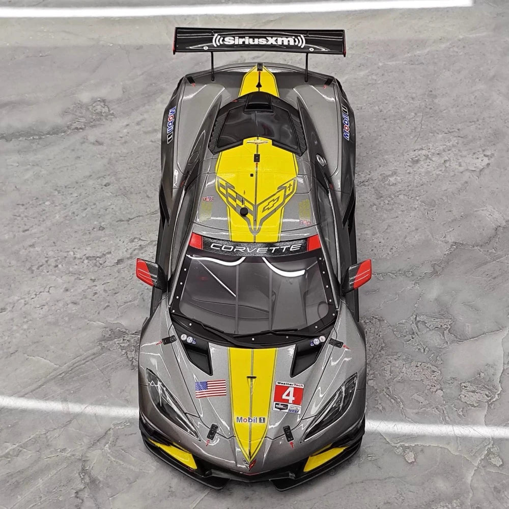 [TopSpeed] 1:18 Chevrolet 2021 Corvette C8.R Le Mans #4 Model Car Resin