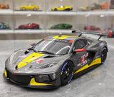 [TopSpeed] 1:18 Chevrolet 2021 Corvette C8.R Le Mans #4 Model Car Resin