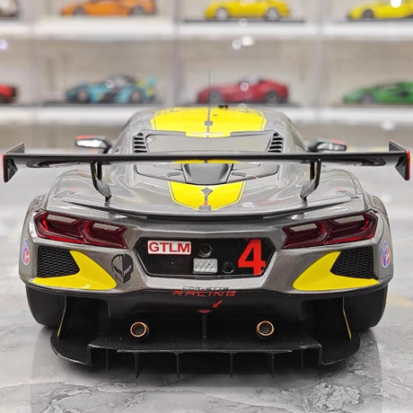 [TopSpeed] 1:18 Chevrolet 2021 Corvette C8.R Le Mans #4 Model Car Resin