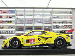 [TopSpeed] 1:18 Chevrolet 2024 Corvette GT3.R #4 modellino di auto resina / Closed Body
