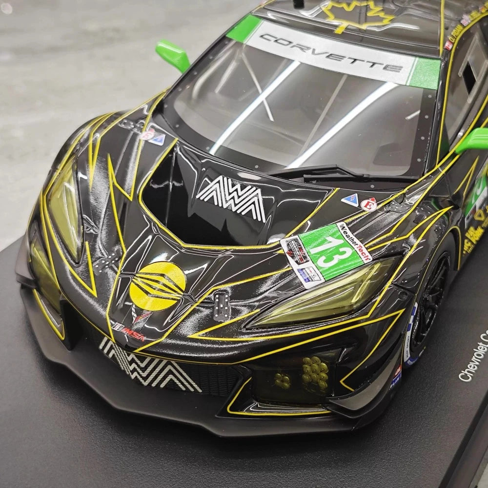[TopSpeed] 1:18 Chevrolet 2024 Corvette Z06 GT3.R #13 Model Car Resin