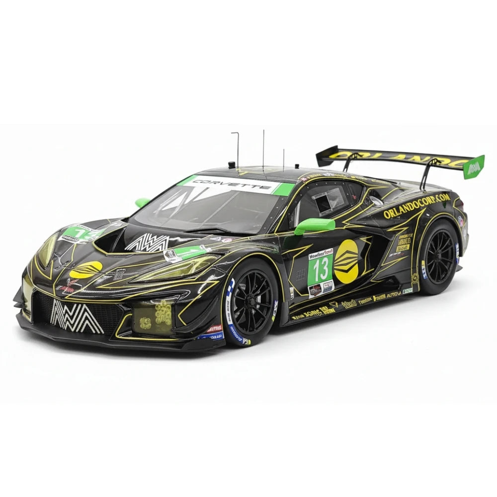 [TopSpeed] 1:18 Chevrolet 2024 Corvette Z06 GT3.R #13 Model Car Resin
