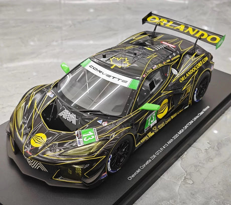 [TopSpeed] 1:18 Chevrolet 2024 Corvette Z06 GT3.R #13 Model Car Resin