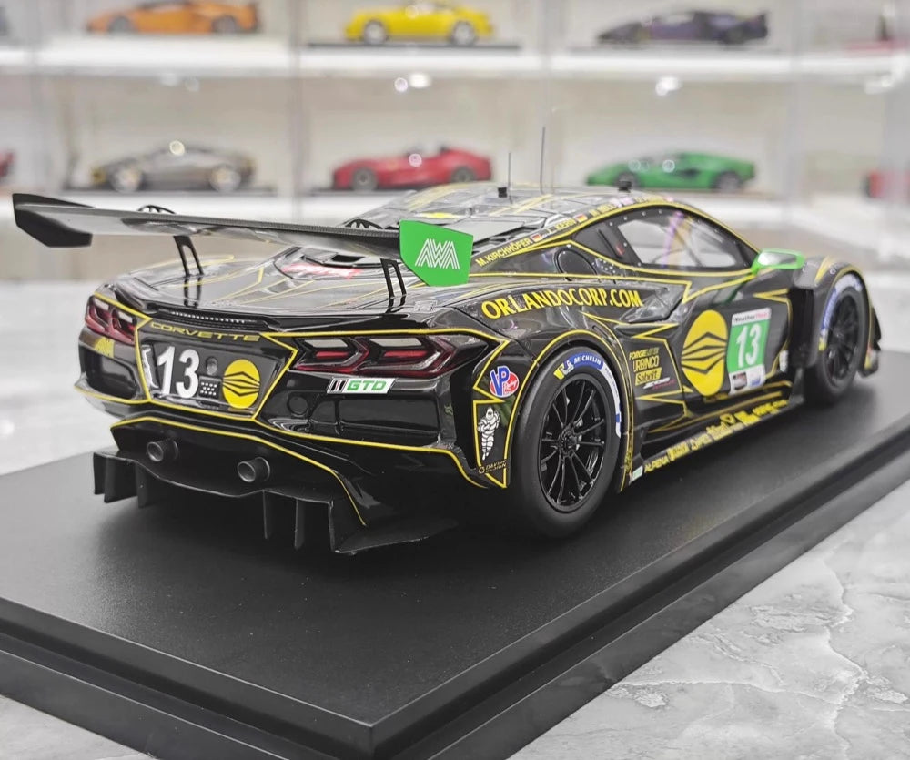 [TopSpeed] 1:18 Chevrolet 2024 Corvette Z06 GT3.R #13 Model Car Resin