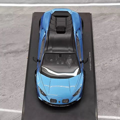 [Top Speed] 1:18 Lamborghini 2021 Huracan STO Blue Model Car Resin