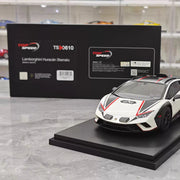 Top Speed Lamborghini 2021 Huracan STO Weiß 1:18 – Sammler-Modellauto aus Resin