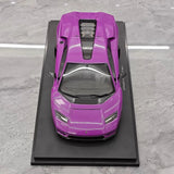 [Top Speed] 1:18 Lamborghini 2022 Countach LPI 800-4 Purple Model Car Resin