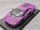 [Top Speed] 1:18 Lamborghini 2022 Countach LPI 800-4 Purple Model Car Resin