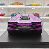 [Top Speed] 1:18 Lamborghini 2022 Countach LPI 800-4 Purple Model Car Resin