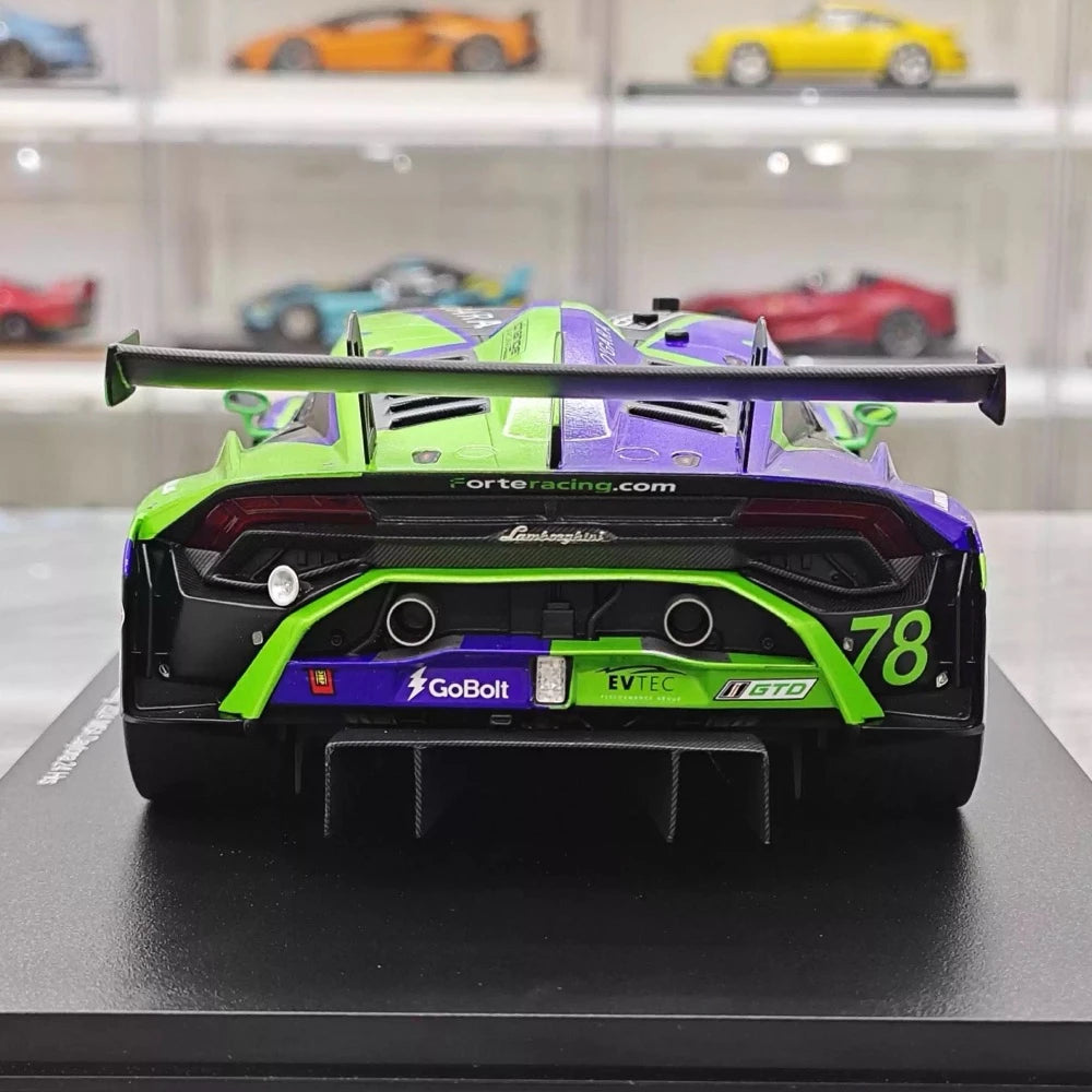 [TopSpeed] 1:18 Lamborghini 2024 Huracan GT3 EVO2 Le Mans #78 Resin