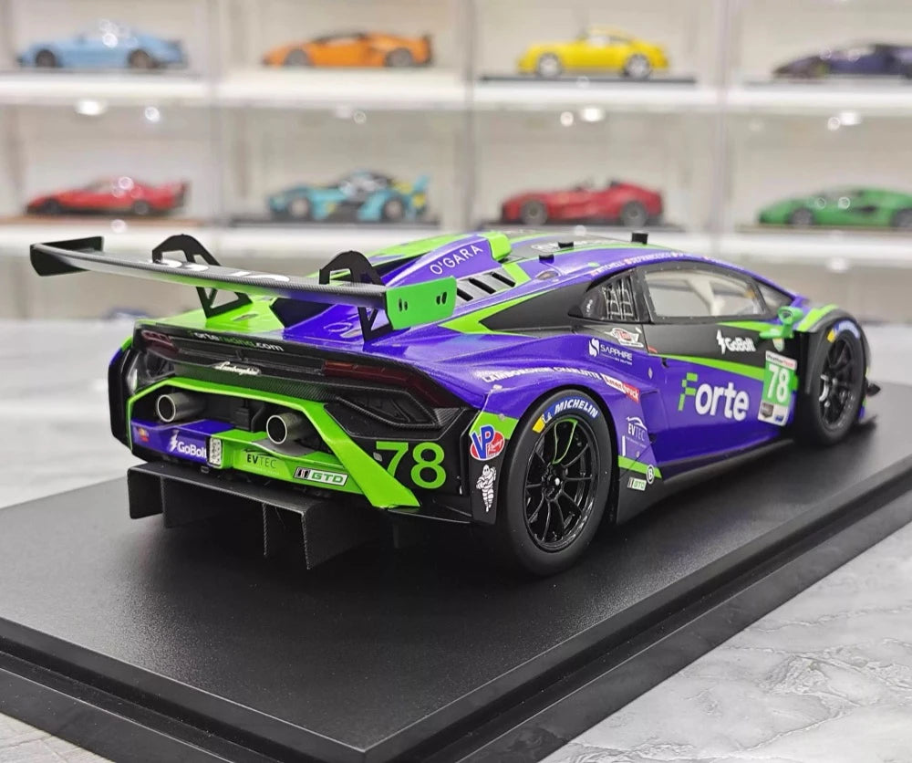 [TopSpeed] 1:18 Lamborghini 2024 Huracan GT3 EVO2 Le Mans #78 Resin