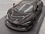 [Top Speed] 1:18 McLaren 2024 720S Liberty Walk svart modellbil harts