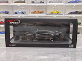 [Top Speed] 1:18 McLaren 2024 720S Liberty Walk svart modellbil harts